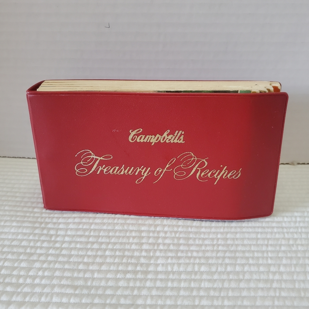 Campbell's Treasury Of Recipes Cookbook 6.25"x3.25" Small Red Paperback
